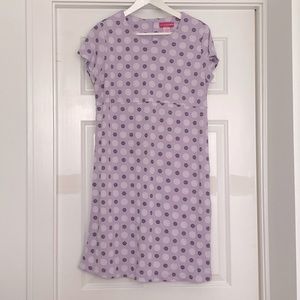 Liz Lange Maternity Lilac Purple Dress Sz M